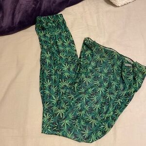 mesh cannabis rave pants